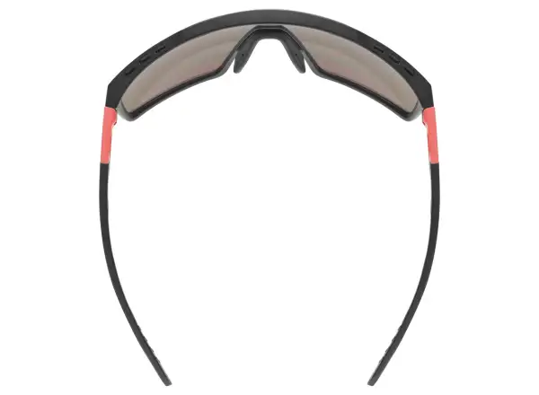 Uvex MTN Perform cyklistické okuliare Black Red M/Mirror Red