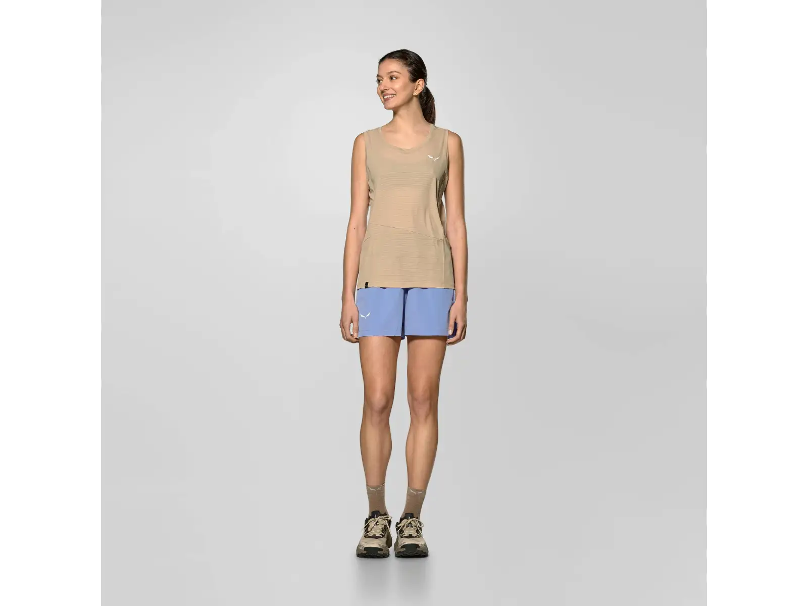 Salewa Pedroc Durastretch Light dámske kraťasy Morning blue