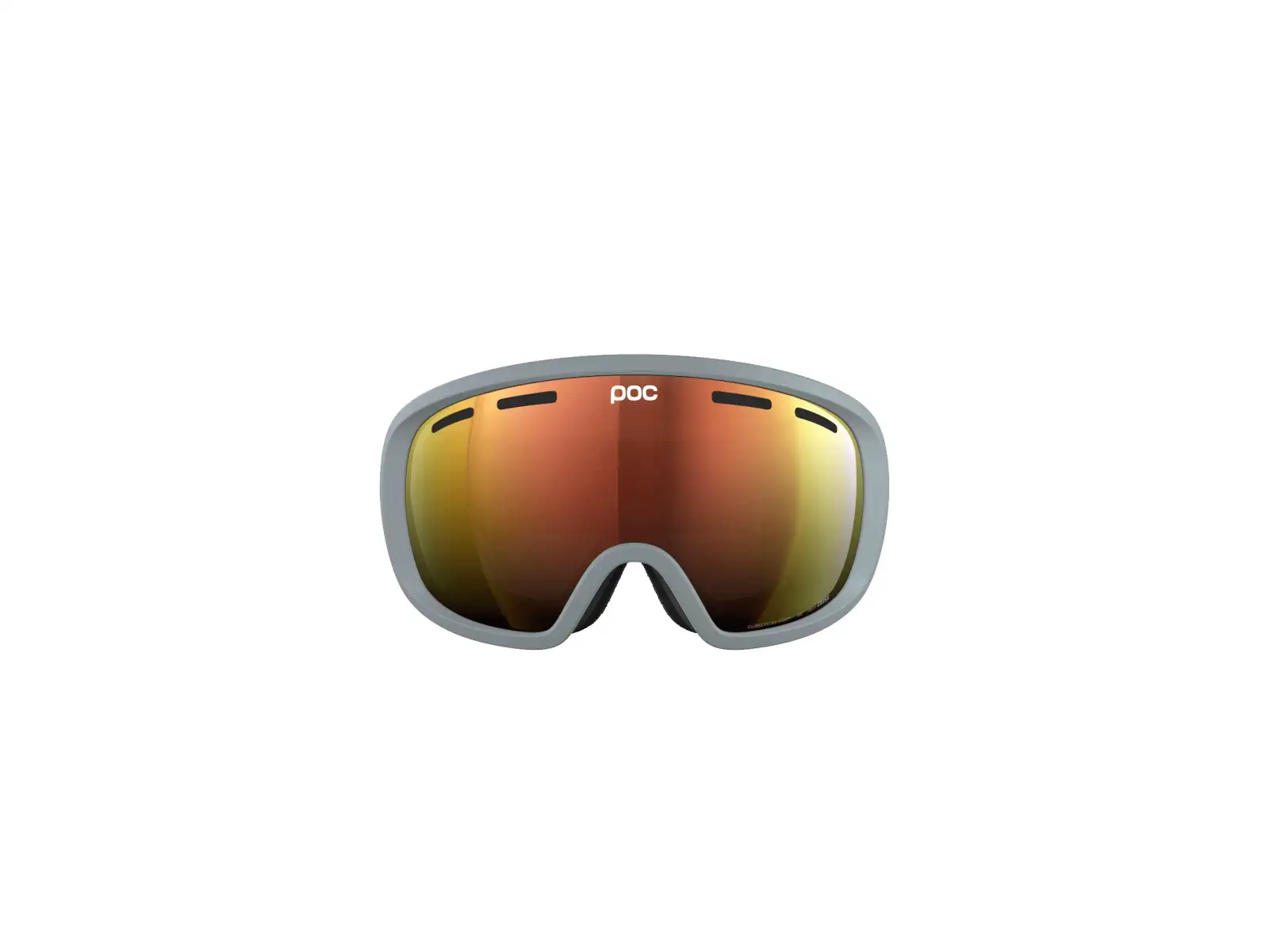 POC Fovea WF lyžiarske okuliare Granite Grey/Partly Sunny Orange