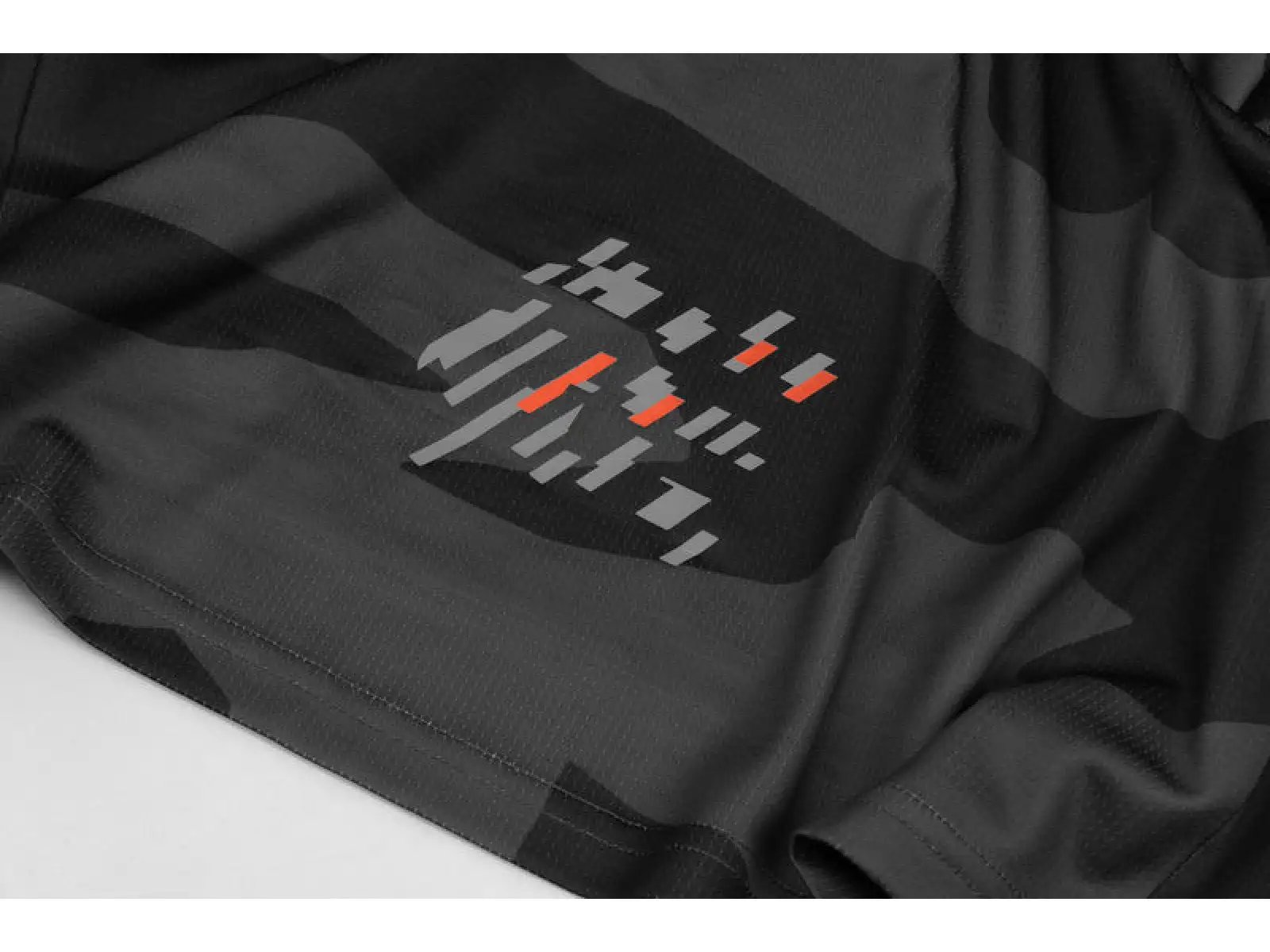 Etape Rocky pánsky voľný dres čierna/červená