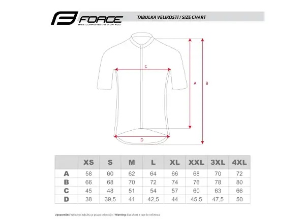 Force Rock pánsky dres krátky rukáv čierna/biela