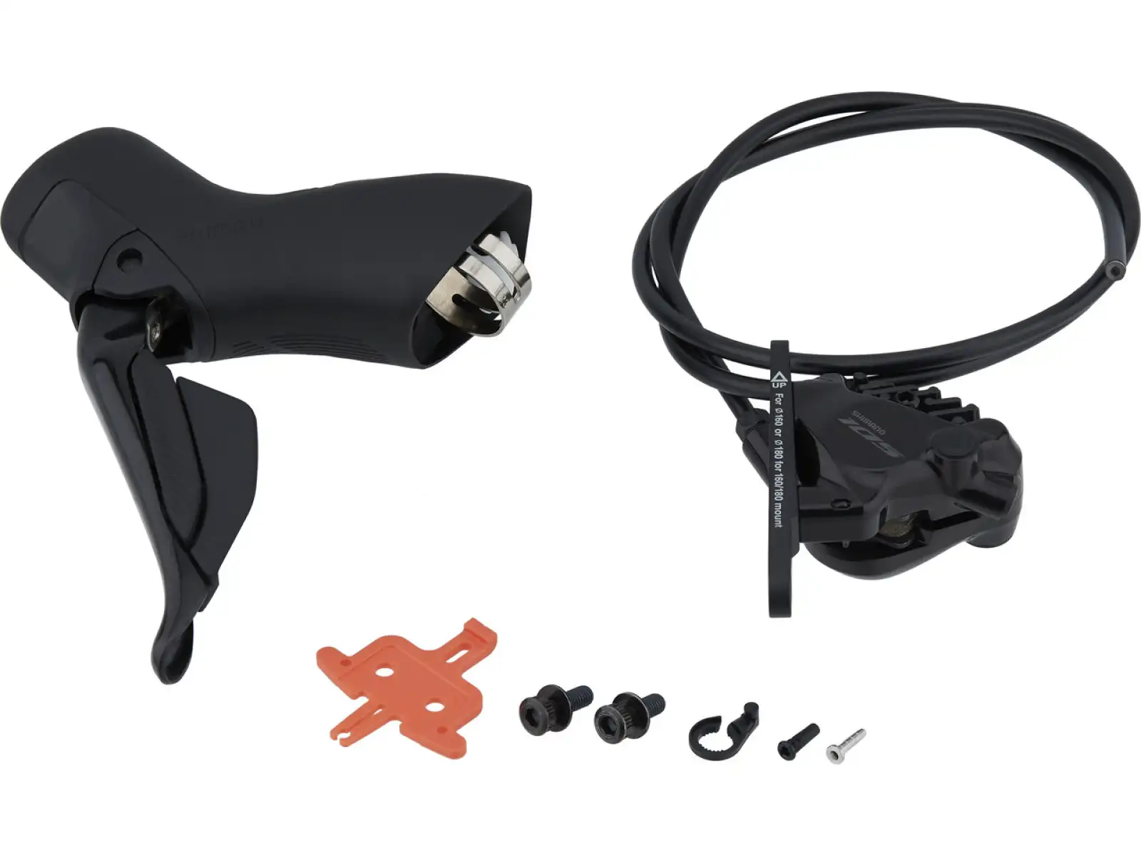 Shimano 105 Di2 BR-R7170 + ST-R7170 kotúčová brzda zadná (pravá), J-kit, polymer