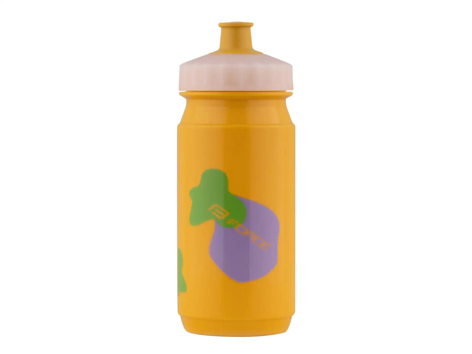Force Party Ride cyklistická fľaša 550 ml žltá