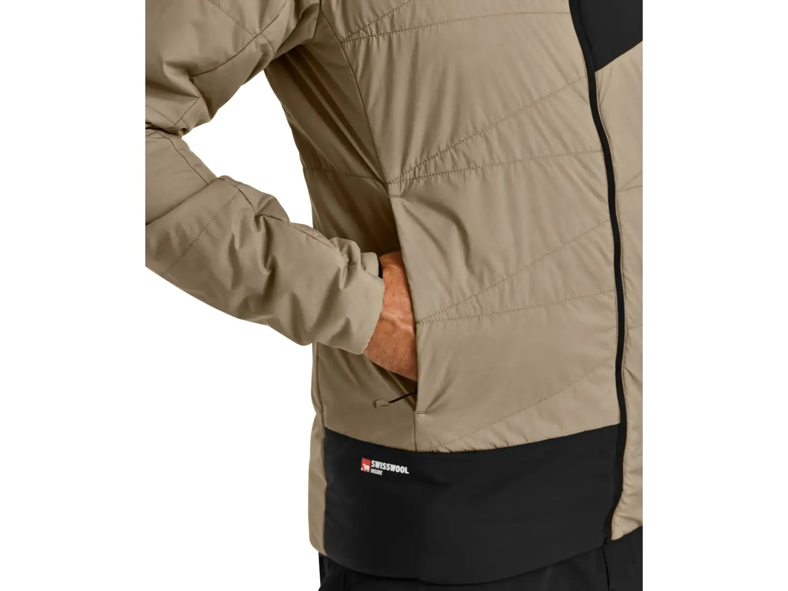 Ortovox Swisswool Piz Duan pánska bunda Deep Ocean