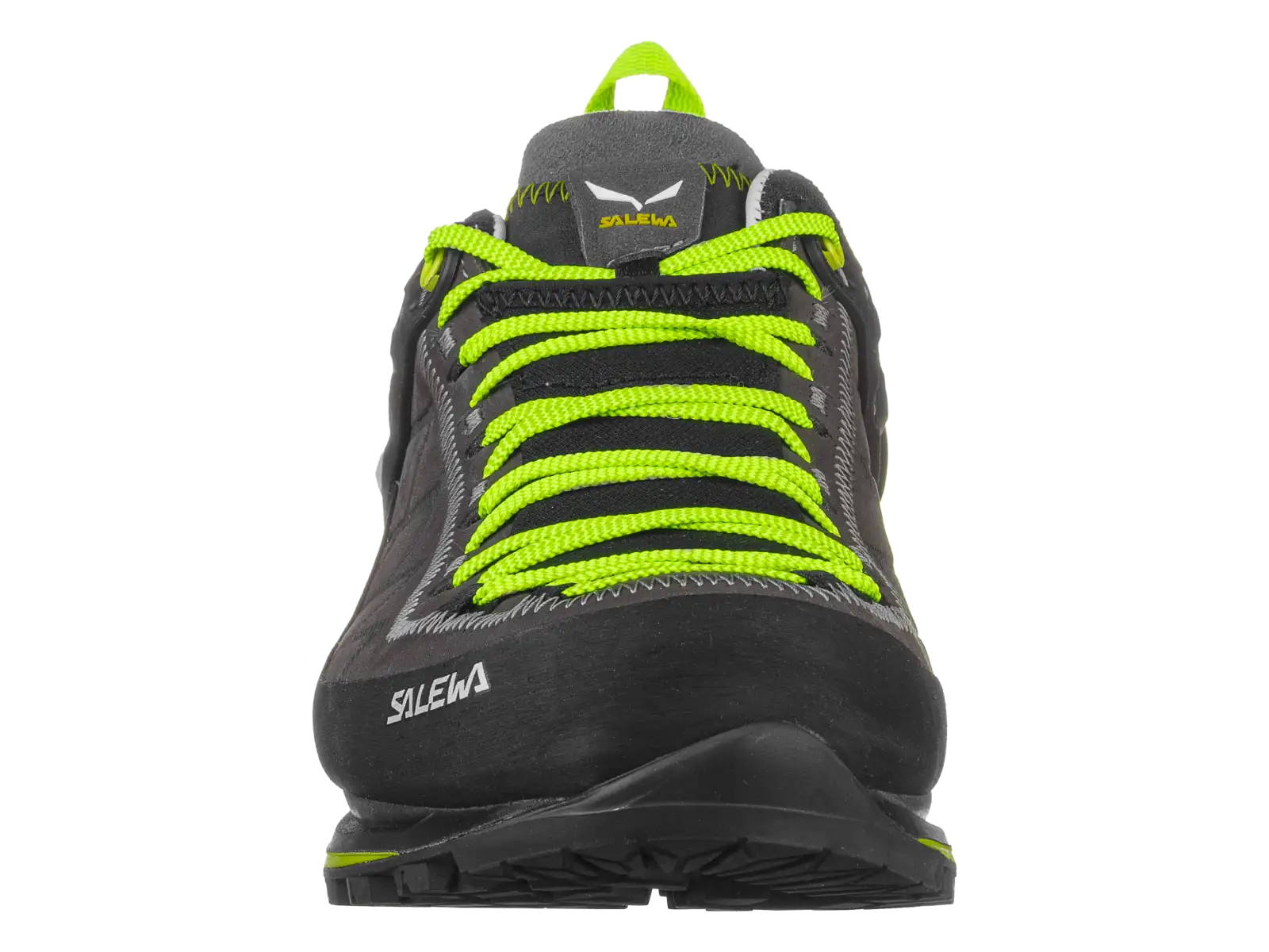 Salewa Mountain Trainer 2 Leather pánske topánky Smoked/Fluo Green
