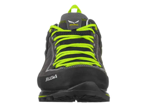 Salewa Mountain Trainer 2 Leather pánske topánky Smoked/Fluo Green
