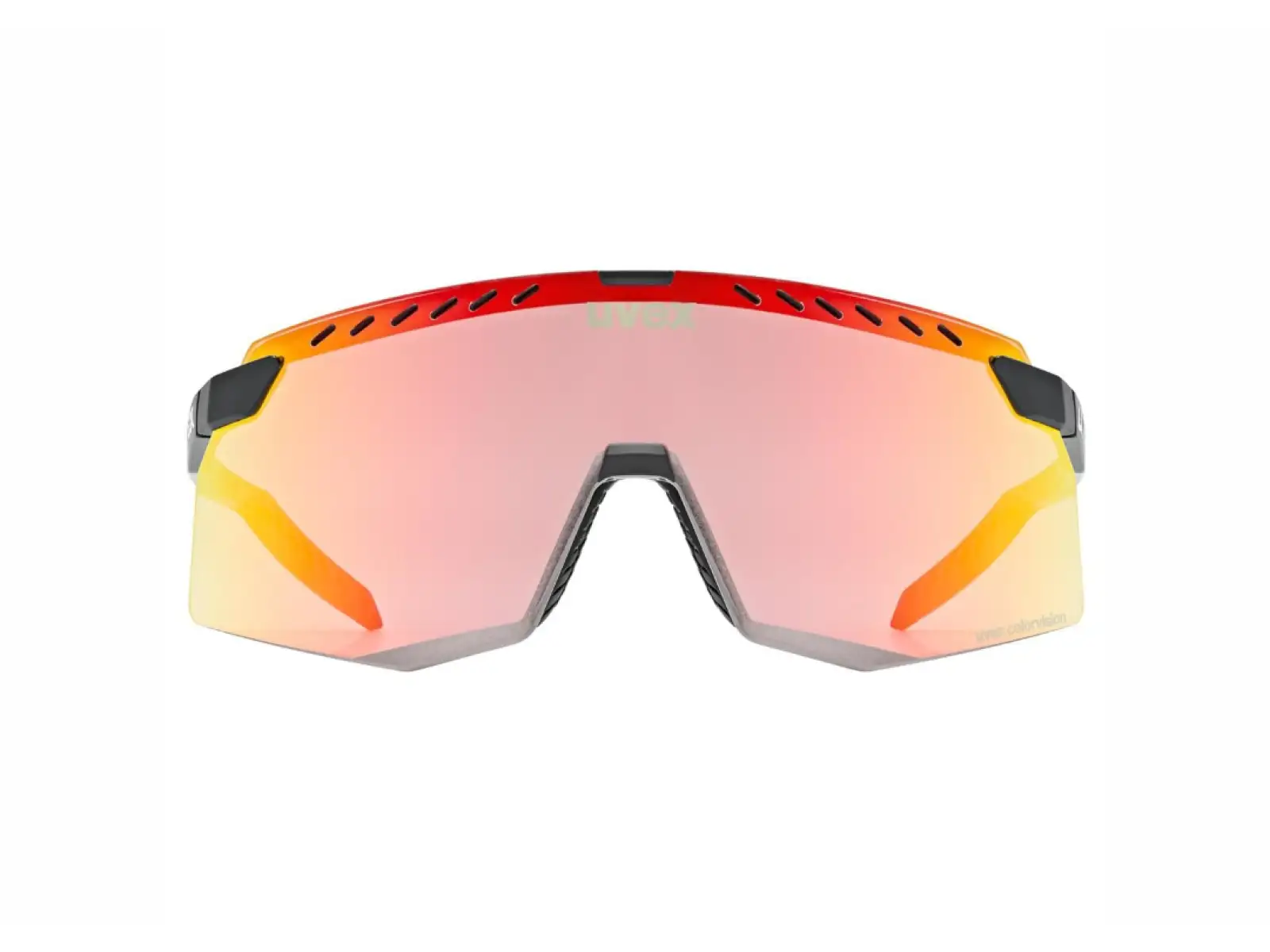 Uvex Pace Stage ColorVision okuliare Black Matt/Mirror Red