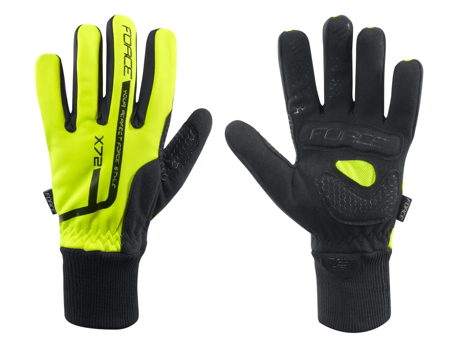 Force X72 zimné rukavice Fluo