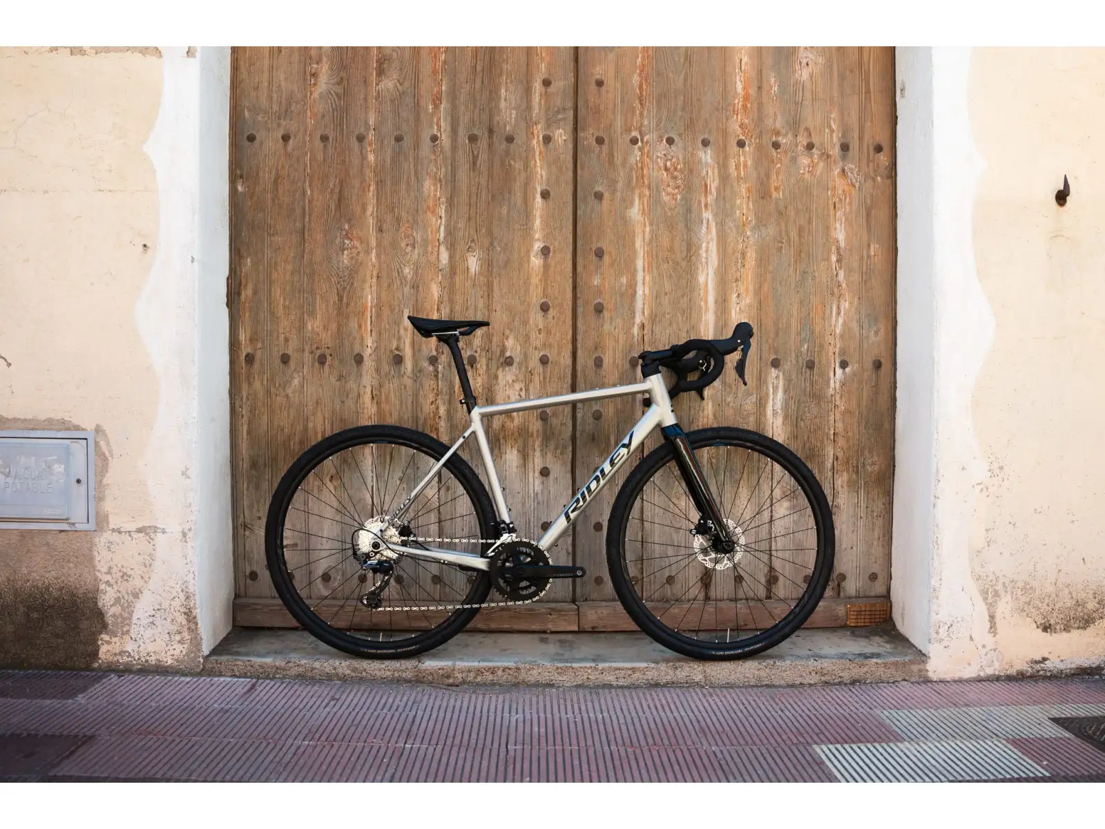 Ridley Grifn A GRX400 gravel bicykel Chain Silver Gray