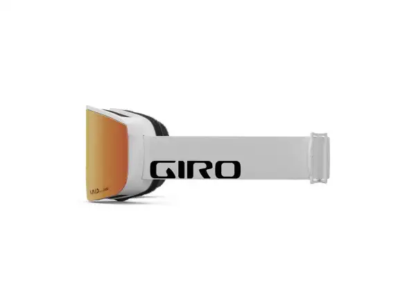 Pánske lyžiarske okuliare Giro Axis White Wordmark Vivid Ember/Vivid Infrared