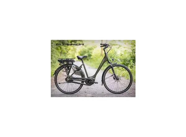 Mestský elektrobicykel Superior SBC 200 matný tmavozelený