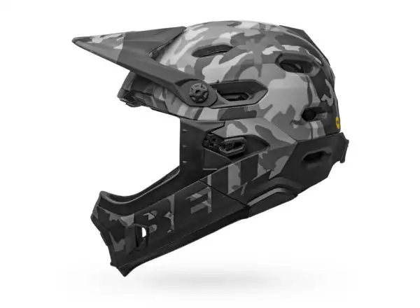 Prilba Bell Super DH Mips Mat/Gloss Black Camo