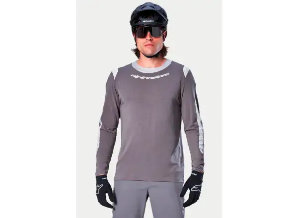 Alpinestars A-Dura Dri Wool pánsky dres dlhý rukáv Dark Grey