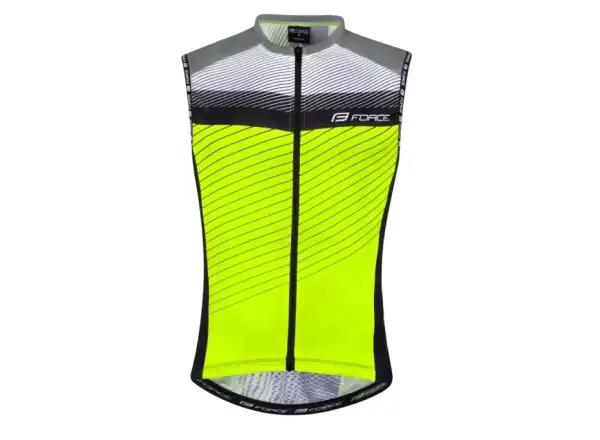 Force Acceler pánsky dres bez rukávov fluo/čierna