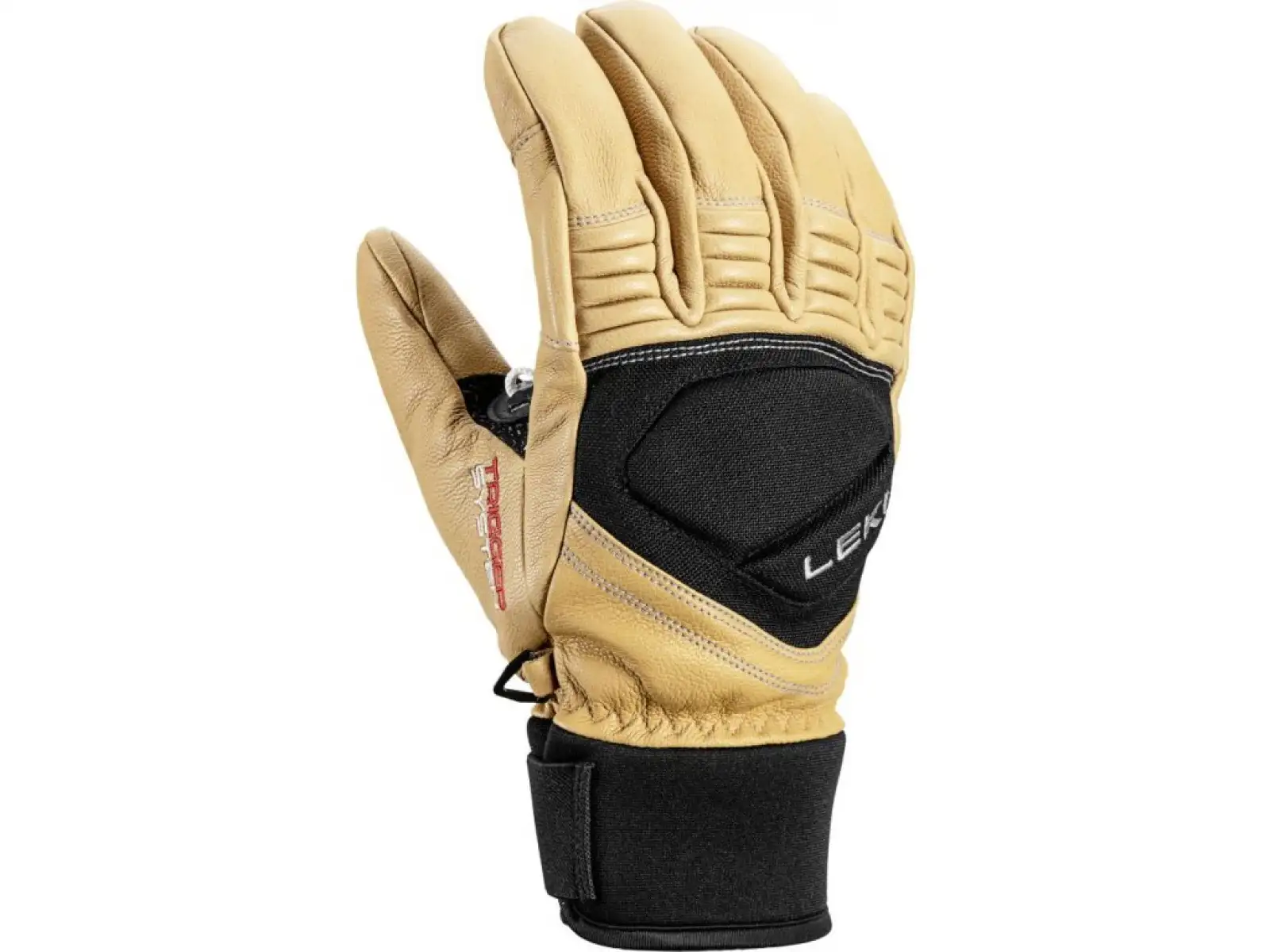 Leki Copper 3D Pro zjazdové rukavice Tan/Black