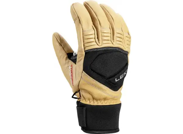 Leki Copper 3D Pro zjazdové rukavice Tan/Black