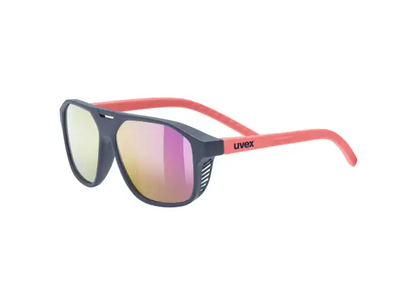 Uvex detské športové okuliare Cosmic Blue - Red Matt/Mir. Purple
