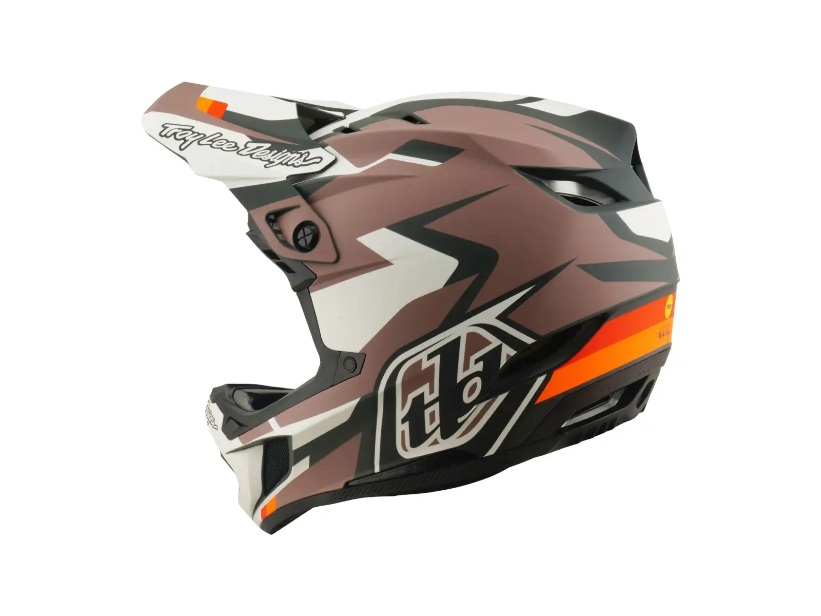 Troy Lee Designs D4 Polyacrylite MIPS prilba Roamer Clay