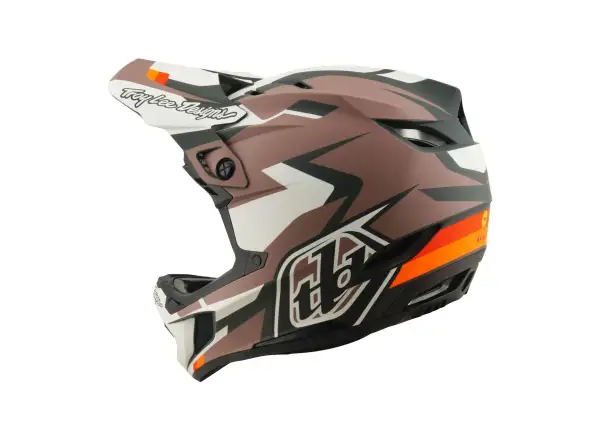 Troy Lee Designs D4 Polyacrylite MIPS prilba Roamer Clay