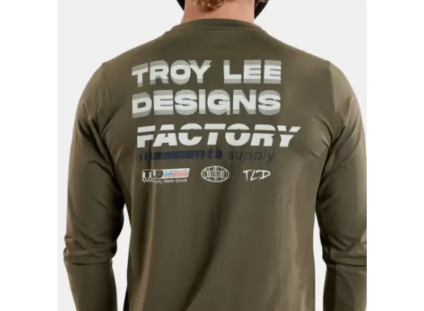 Troy Lee Designs Ruckus Ride Tee Factory pánsky dres dlhý rukáv Caper