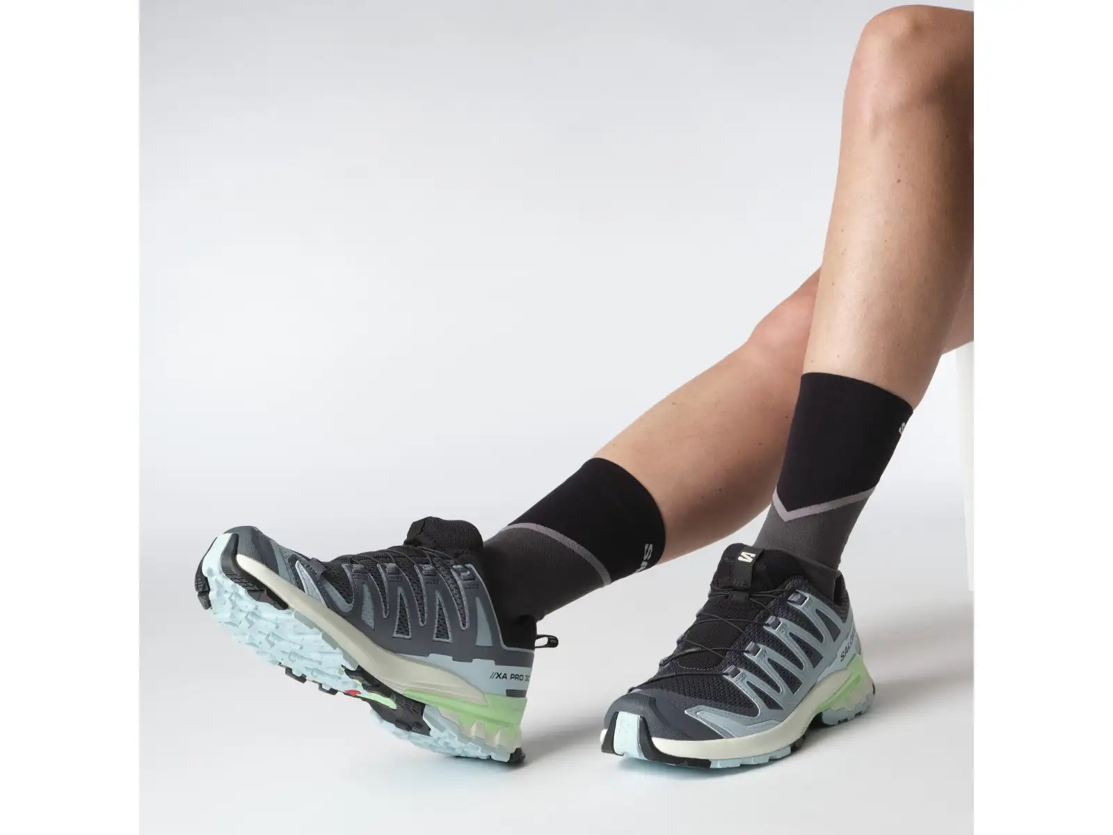 Salomon XA PRO 3D V9 dámska bežecká obuv Turbulence/Iced Aqua