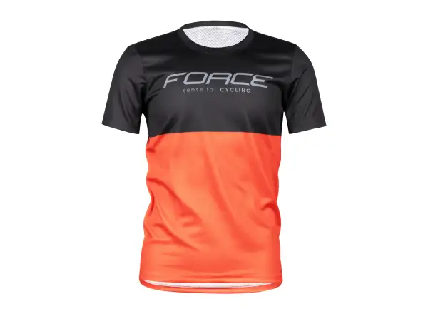 Force Kid MTB Cheery detský dres krátky rukáv čierna/oranžová