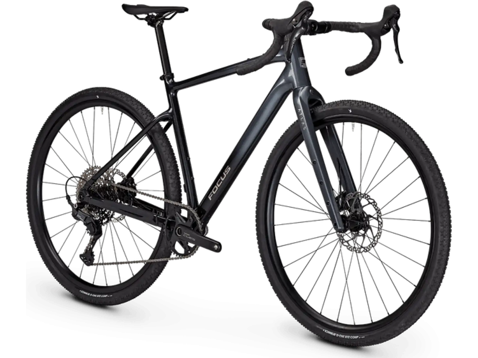 Focus Atlas 6.7 gravel bicykel Steelgrey/Diamondblack