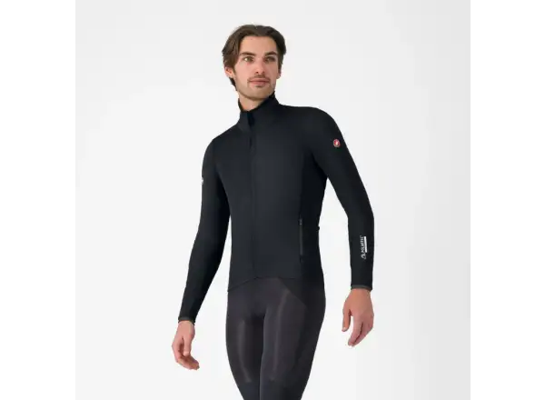 Castelli Alpha 150 Jacket pánska bunda Light Black/Black