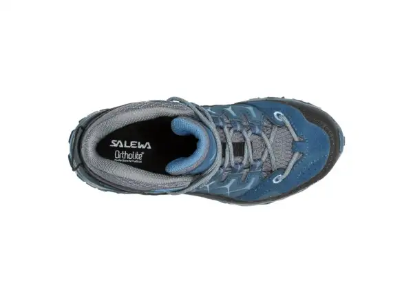Salewa Alp Trainer Mid GTX detské outdoorové topánky Dark Denim Charcoal