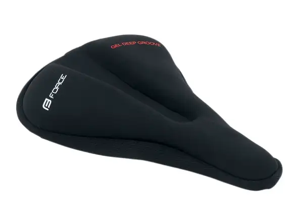 Force Gel poťah sedla s prolisom čierna