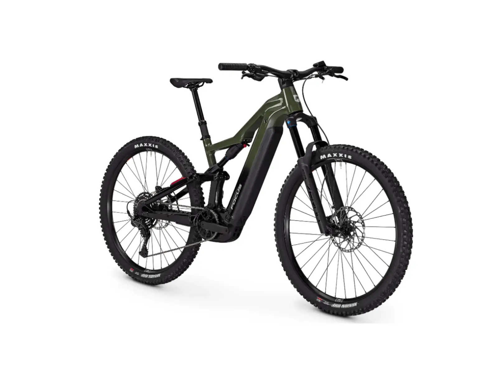 Focus Thron2 6.7 horský elektrobicykel (800 Wh Urbangreen / Magicblack)