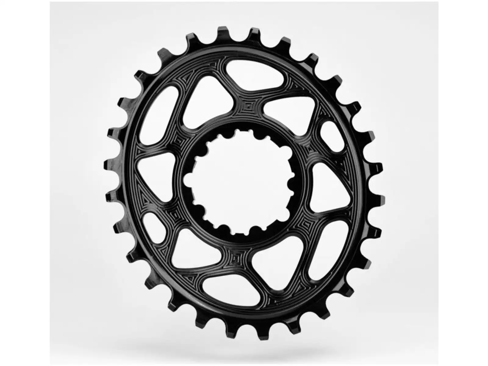 Absolute Black OVAL30 Sram GXP prevodník, offset 6mm, 30z. oválny