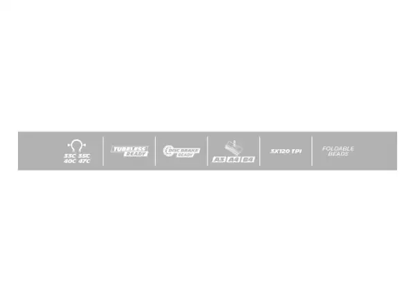 Michelin Power Gravel Competition Line 700x35C TS TLR gravel plášť Black/Classic