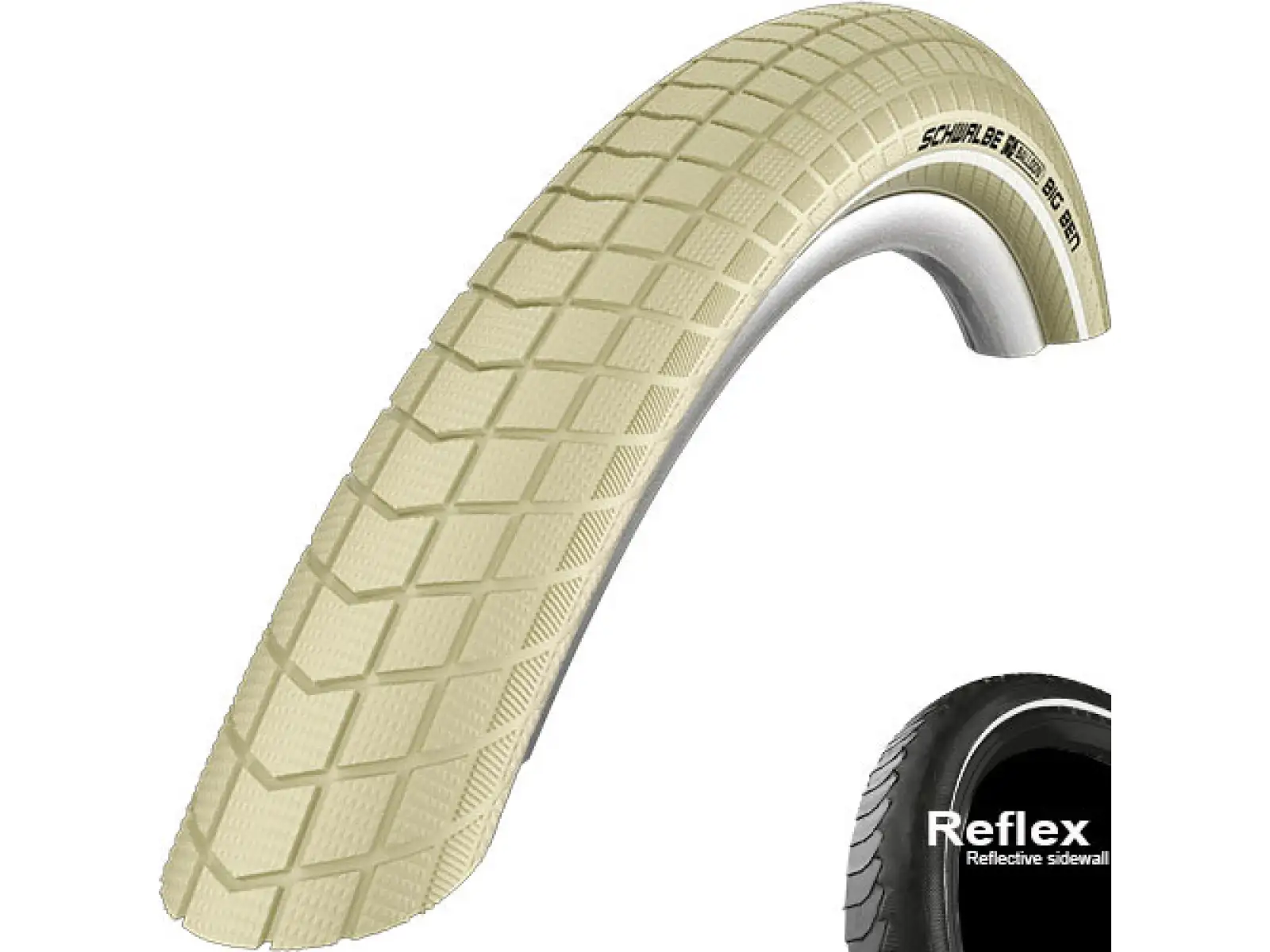 Schwalbe Big Ben KevlarGuard 26x2,15" MTB plášť drôt krémová
