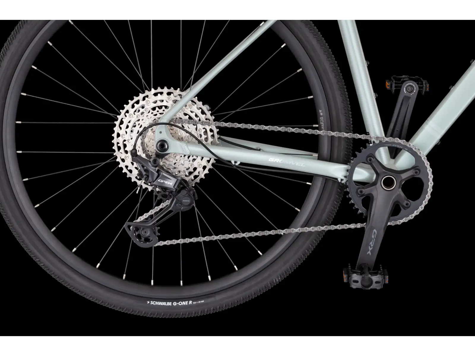 4Ever Gromvel Elite gravel bicykel Ghost pearl