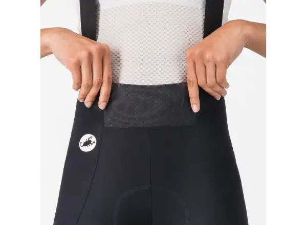 Castelli Espresso 2 W dámske kraťasy s vložkou a trakmi Black