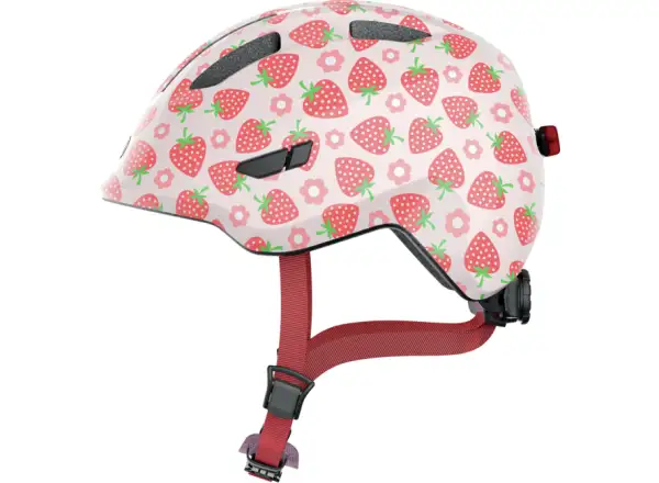 Abus Smiley 3.0 LED detská prilba Strawberry