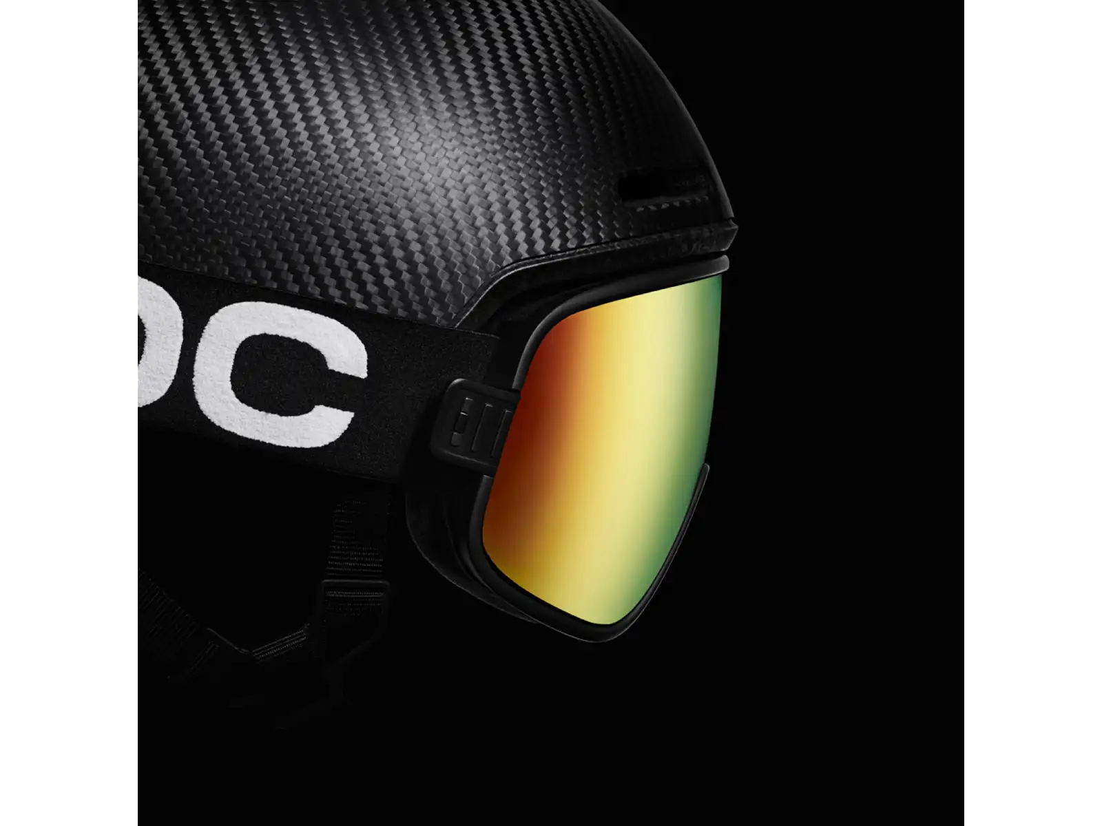 POC Vitrea lyžiarske okuliare Uranium Black/Partly Sunny Orange