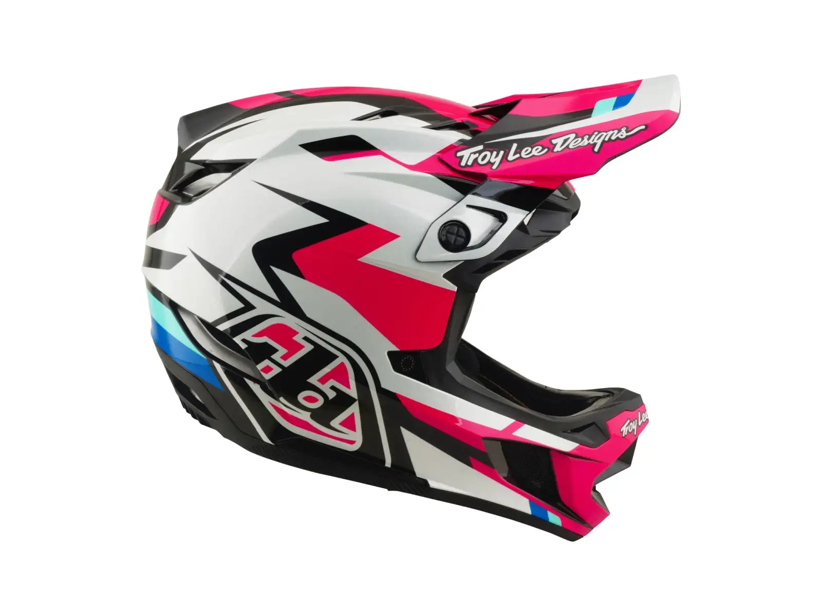 Troy Lee Designs D4 Polyacrylite MIPS prilba Roamer Magenta