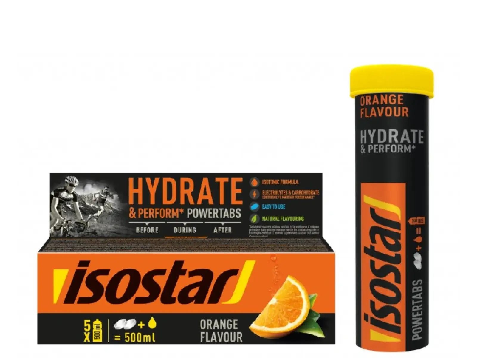 Isostar Powertabs šumivé tablety 120 g oranžová