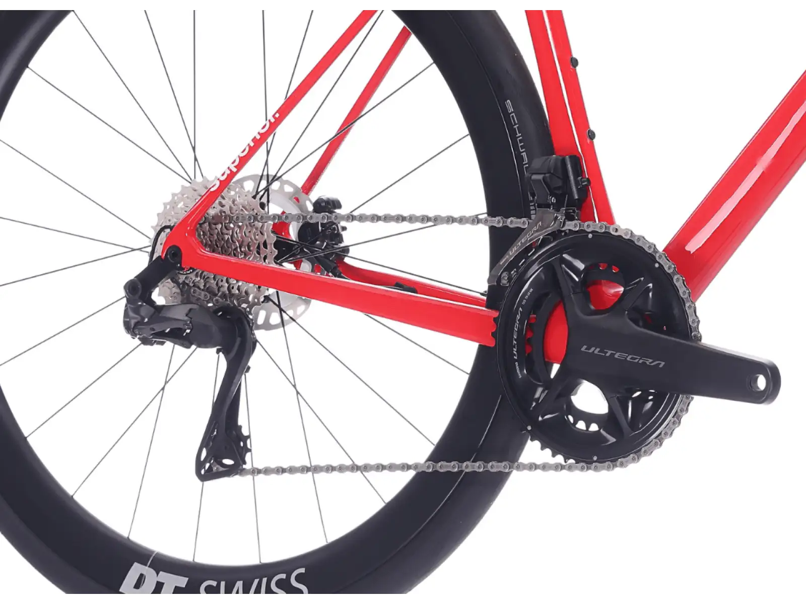 Superior RR 9.8 bicykel cestný bicykel Gloss Red / White