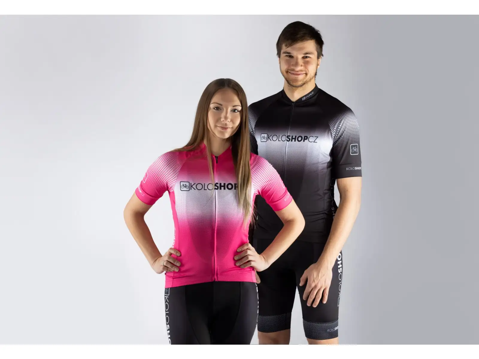 Koloshop Force pánsky dres s krátkym rukávom čierny