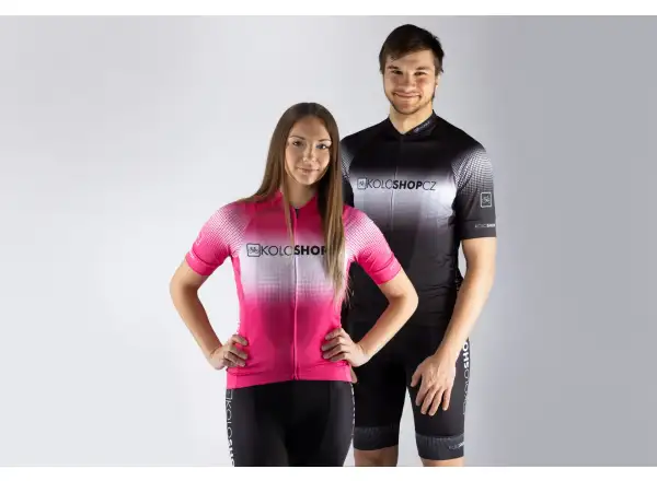 Koloshop Force pánsky dres s krátkym rukávom čierny