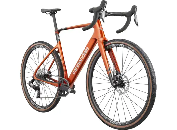Cannondale SuperX 4 AXS gravel bicykel Flame Orange