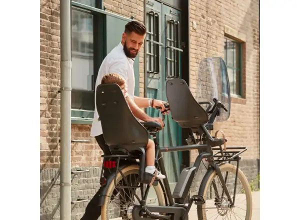 Urban Iki zadná sedačka s adaptérom a nosičom na rám SET Bincho Black/Kurumi Brown