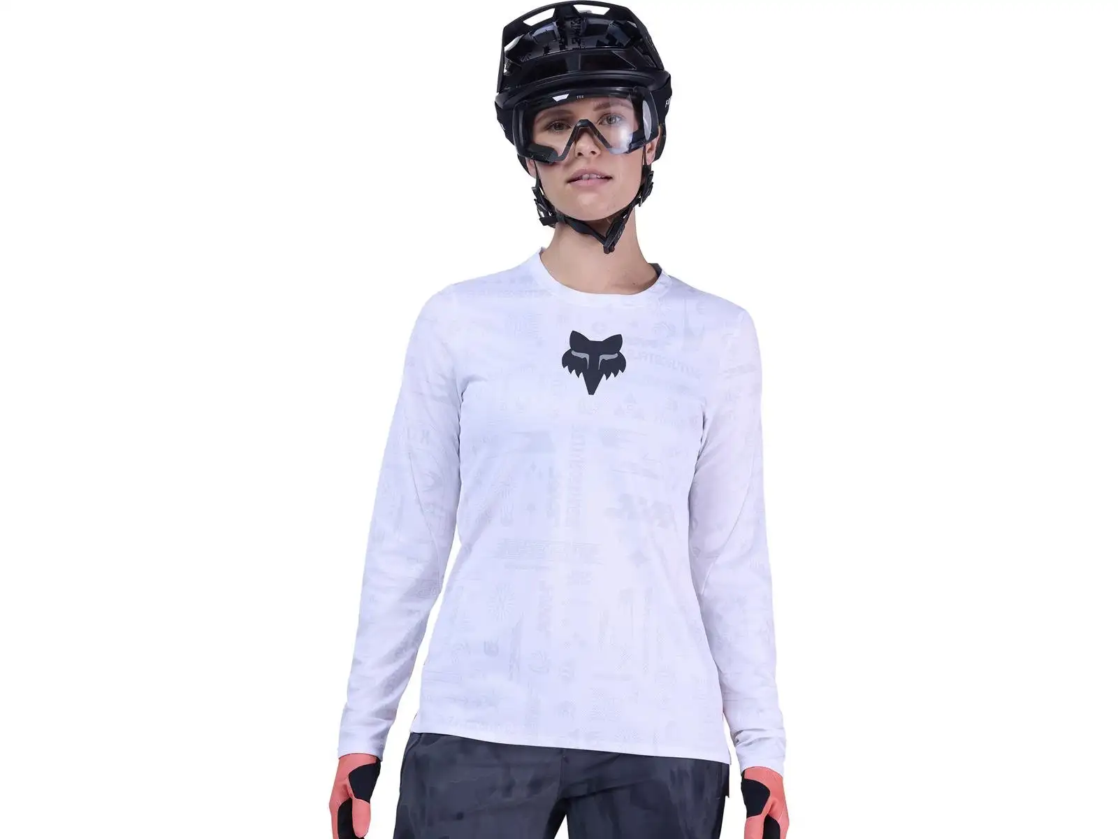 Fox Ranger Lunar SE dámsky dres dlhý rukáv White