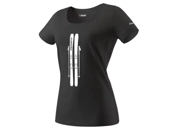 Dynafit Graphic Cotton Women T-shirt Dámske tričko black out/SKIS