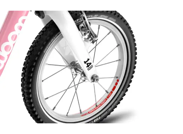 Woom Go 2 dětské kolo 14" Powder Pink