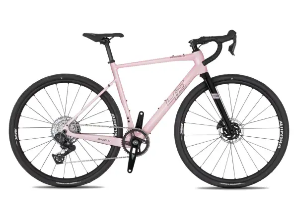 4Ever Grizzly AXS gravel bicykel Coral/Black