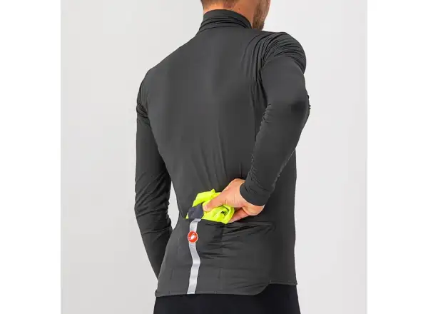 Castelli Squadra Stretch pánska bunda light black/dark gray